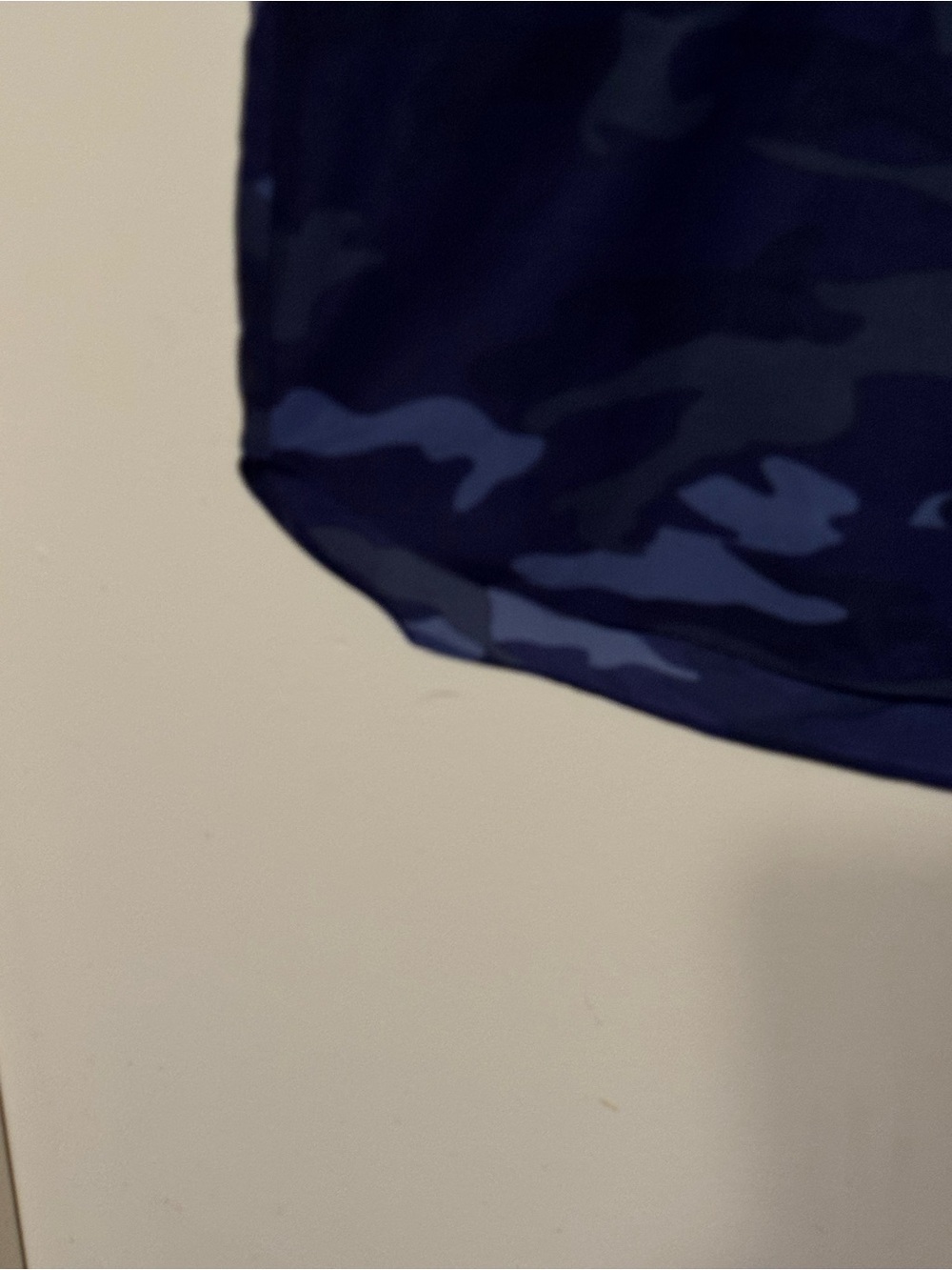 Women’s Gap Blue Camouflage Long-Sleeve Shirt dress - Picture 6 of 9